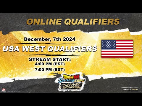 DRAGON BALL: Sparking! ZERO - THE DRAMATIC SHOWDOWN - US WEST ONLINE QUALIFIERS