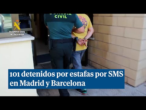 Un centenar de detenidos en Madrid y Barcelona por estafar más de un millón de euros