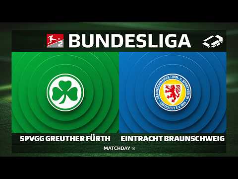 SpVgg Greuther Fürth vs. Eintracht Braunschweig | Matchday 8 - Bundesliga 2 2026/27