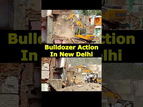 Delhi Demolition Drive 2025 | Delhi में फिरसे अतिक्रमण हटाया गया | Real Bulldozer Report 2025 |