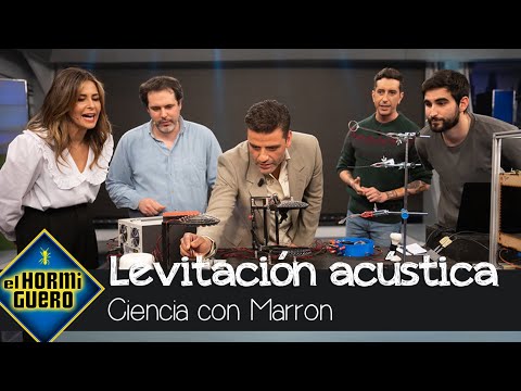 Marron deja alucinado a Oscar Isaac con la levitación acústica - El Hormiguero