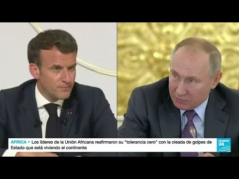 Macron urge a Putin una solución útil a la tensión con Ucrania y evitar así una guerra