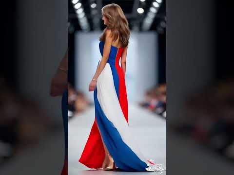 wearing National Flag Dress Series #2