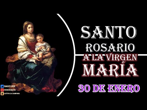 Virgen María Santo Rosario 30 de enero