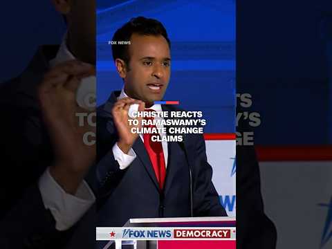 Christie reacts to Ramaswamy's climate change claims