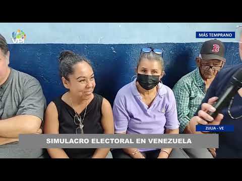 Continúa Simulacro electoral en Venezuela, Zulia - 30Jun