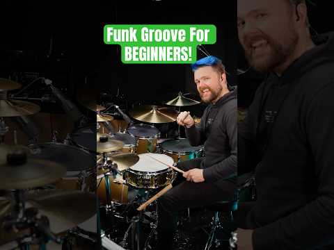 A FUNKY Groove Perfect For Beginner Drummers!
