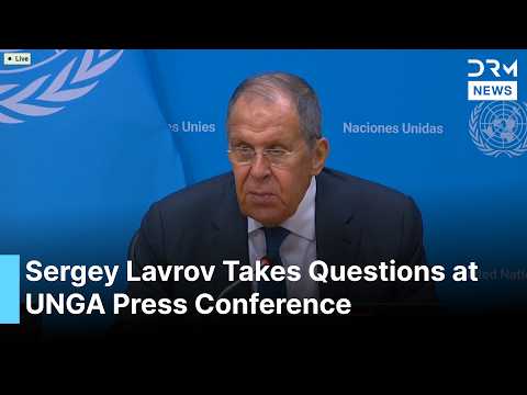 FULL PRESSER: Russian FM Lavrov Faces Reporters After Fiery UNGA 2026 Address in New York | AC1G