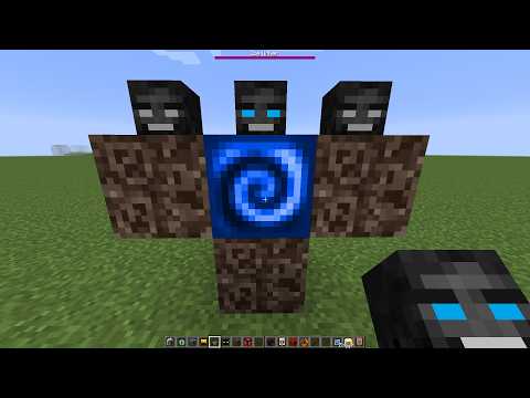 what if you create an Ice Wither Double Storm in MINECRAFT