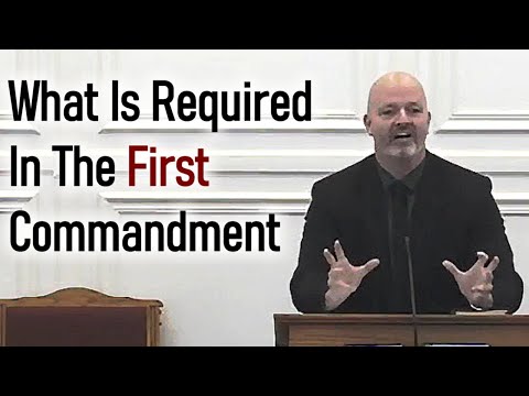 What is Required in the First Commandment - Pastor Patrick Hines Sermon (Isaiah 44:14-19)