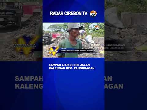 Sampah Liar di Sisi Jalan Kalengan Kec Panguragan