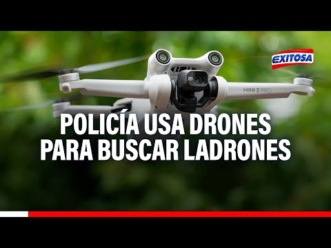 Tacna: Policía usa drones para hacer patrullaje y buscar ladrones