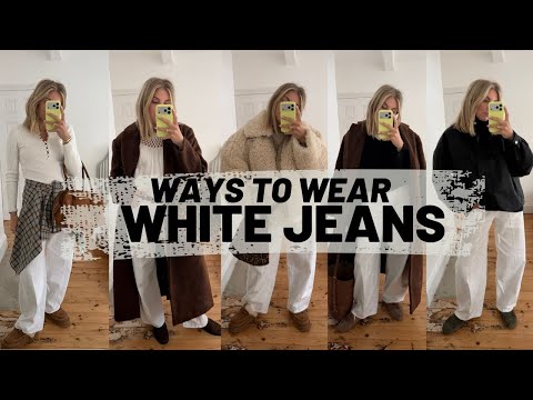 How to style white jeans / 5 Everyday Outfit Ideas / Sinead Crowe