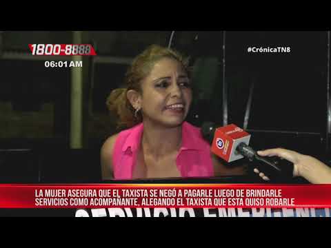 Nicaragua: Mujer apuñala a taxista para robarle sus pertenencias