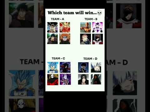Which team will win..💀#jinwoo #naruto #goku #saitama  #gojo #itachi #aizen #anime #viral #shorts