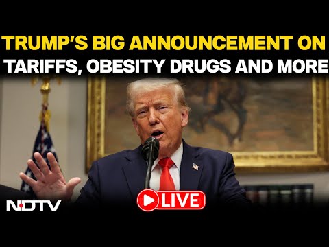 Trump's Big Announcement From White House LIVE | Trump Might Visit India Next Year | Obesity Drugs
