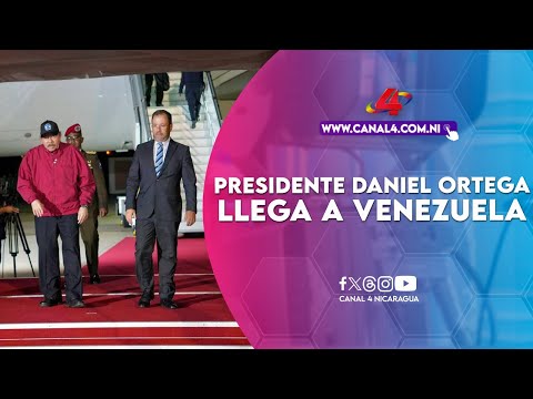 Presidente Daniel Ortega llega a Venezuela para participar en la XXIII Cumbre del ALBATCP