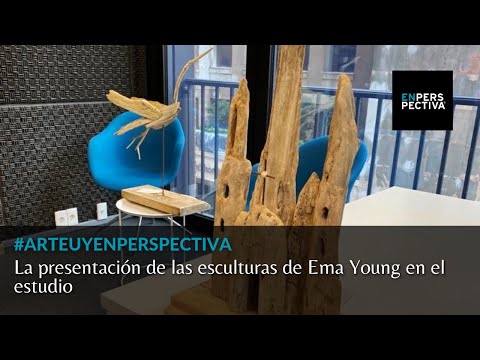 ArteUyEnPerspectiva: Ema Young exhibe sus esculturas de madera en el estudio de En Perspectiva