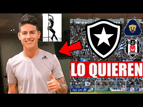 ÚLTIMO | BOTAFOGO NUEVA OFERTA POR JAMES RODRIGUEZ | MESSI RECIBE VISITA DE BECKHAM