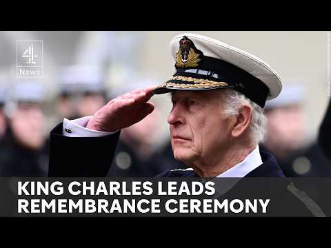 Remembrance Sunday commemorations at Cenotaph