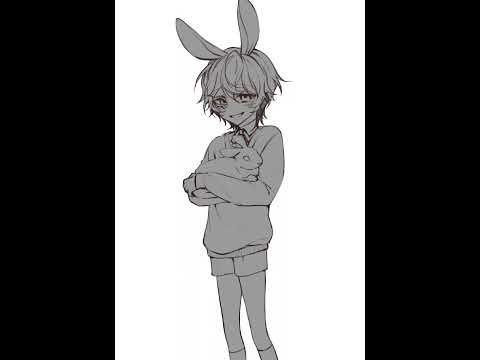 【procreate】“它”繪畫過程