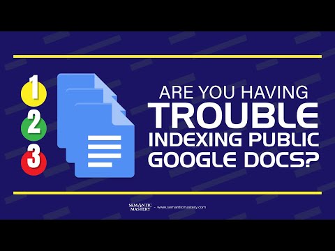 Are You Having Trouble Indexing Public Google Docs?