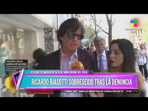 Ricardo Biasotti fue sobreseído tras la denuncia de su hija, Anna Chiara del Boca