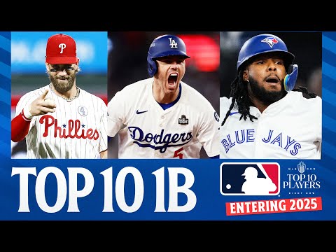 Freddie Freeman, Bryce Harper, Vlad Jr. are among the top 10 first basemen! (Whos No. 1 for 2025?)