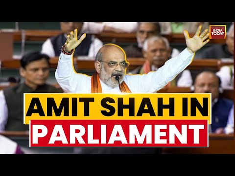 HM Amit Shah Concludes Samvidhan Debate In Parliament | Amit Shah Fiery Speech | ONOP, UCC, Art 370