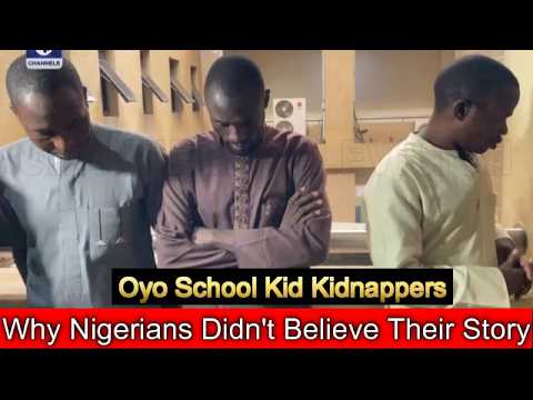 Nigerians Didn't Believe These Are Oyo School Kids Kidnapers