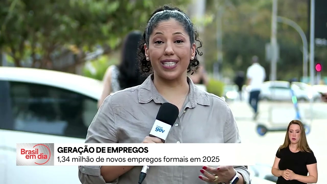 134 milhão de novos empregos formais em 2025