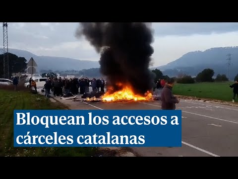Funcionarios bloquean accesos a cárceles catalanas por el asesinato de la cocinera en Mas d'Enric