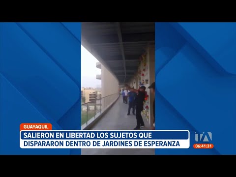 Salen en libertad personas que dispararon en una ceremonia fúnebre en un cementerio de Guayaquil