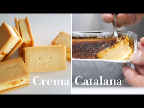 ２つの簡単オレンジ・カタラーナの作り方★冷凍して食べるブリュレアイスケーキの魅力に迫る！