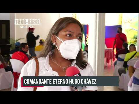 Jóvenes de Estelí apreciaron documental de la vida del Cmdte. Hugo Chávez - Nicaragua