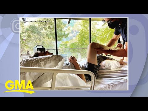 Jeremy Renner gives update after snowplow accident | GMA