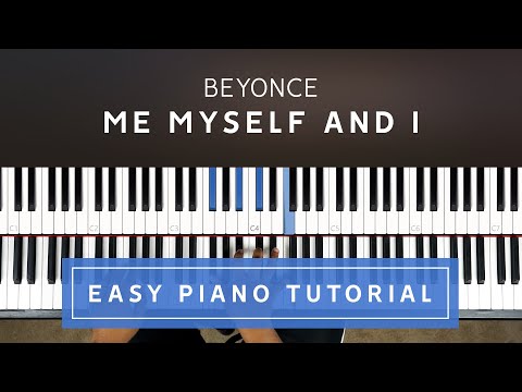 Beyonce - Me, Myself and I EASY PIANO TUTORIAL