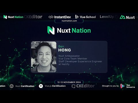 Nuxt Nation 2024: Ben Hong - Get Your Head Out of the Cloud — Embracing Local-First Apps with Nuxt