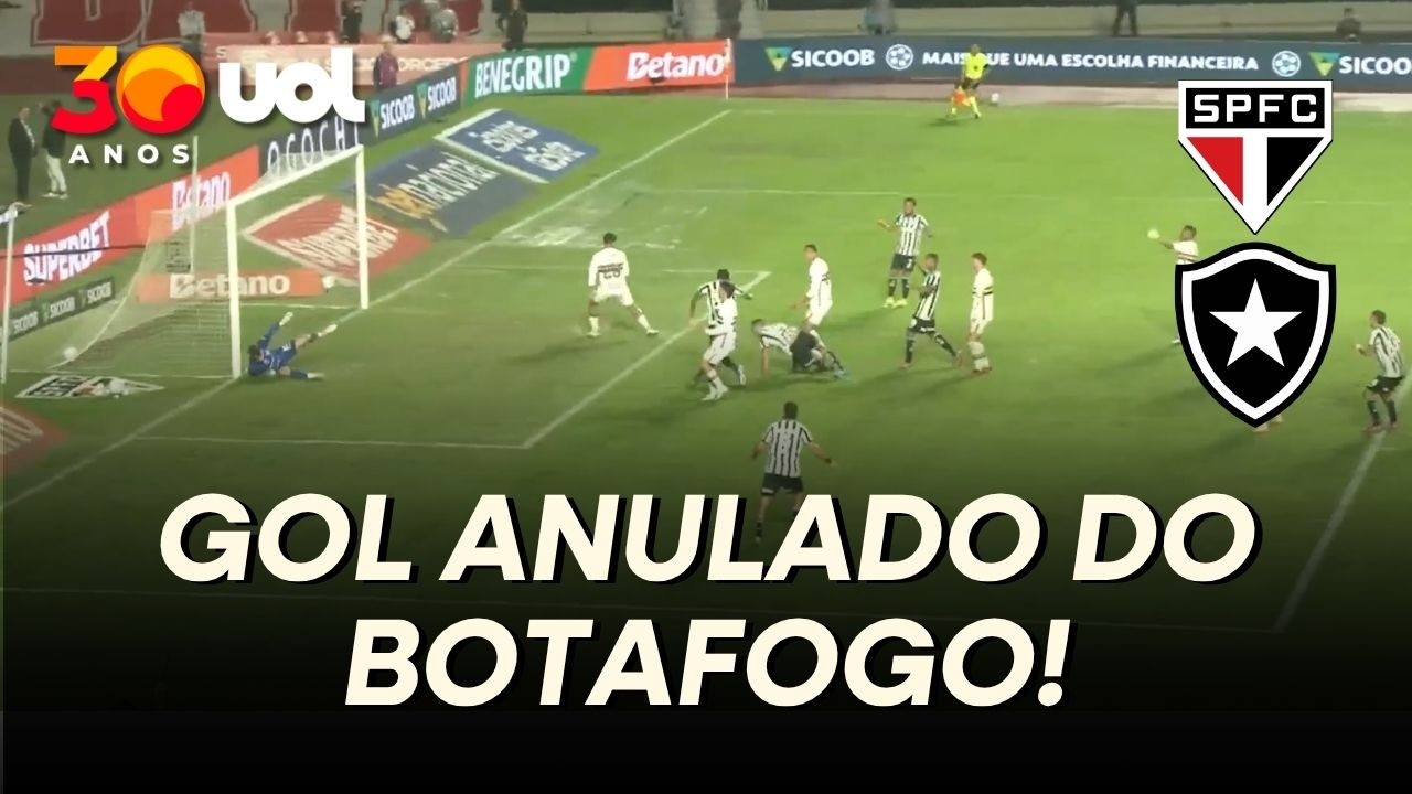 SÃO PAULO X BOTAFOGO: ARTHUR CABRAL MARCA DE CABEÇA, MAS GOL É ANULADO!