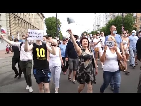 Des manifestations anti-Kremlin agitent l'Extrême-Orient russe