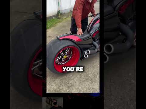 Black beauty || Harley Davidson 😀| Ferrari Tire Harley 2025 #harleydavidson