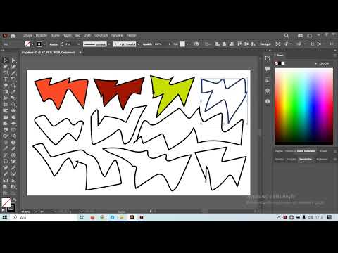 Adobe Illustrator Renk Tonlarında Değişimleri Hakkında Eğitimler