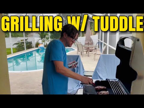 Tuddle Cooks Steaks Using His Dad's Marinade