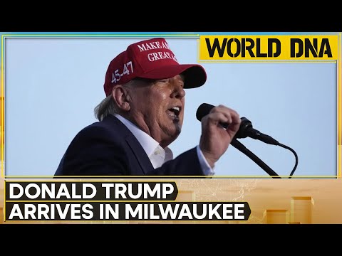 Donald Trump arrives in Milwaukee post attempt on life | WION World DNA Live