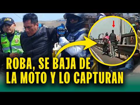 Captura de película: Persiguen a delincuentes tras robar y agredir a cambista