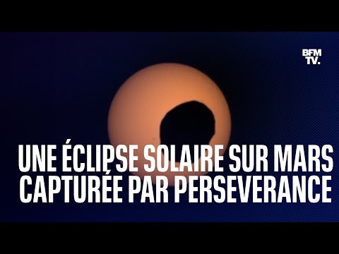 Les images d'une éclipse solaire sur Mars capturées par le robot Perseverance