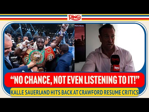 Kalle Sauerland RUBBISHES Terence Crawford Resume Critics, Honest On Eubank Jr Vs. Benn 2 Potential