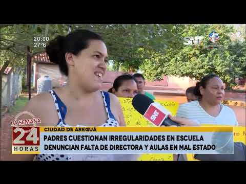 Padres exigen la restitución de exdirectora en Areguá