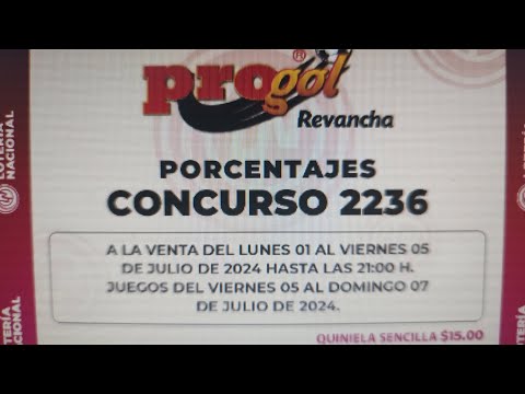 resultados Progol 2236