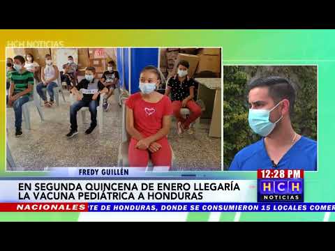 Vacuna pediátrica anticovid llegará a Honduras la segunda quincena de enero